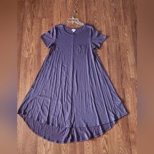 LuLaRoe Purple/Blue High Low Dress